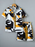 Short sleeve t-shirt with a pair of shorts